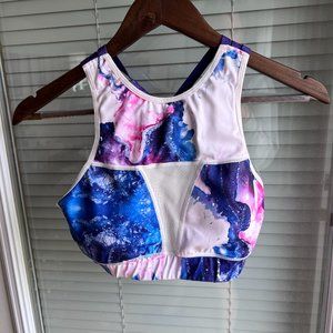 "The Tiffany" Chestee Sports Bra - High Impact - 8 / Marble